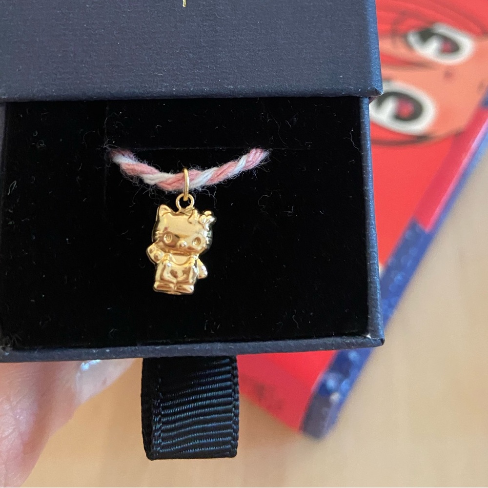 18k hello kitty charm- solid gold